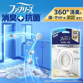 Febreze Deodorizing Air Freshener, Antibacterial, W Deodorizer, For Entryways, White Tea & Citrus, 0.2 fl oz (7 ml) x 2 Packs