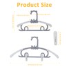 20 Pack Baby Clothes Hangers, 11-15 inch Adjustable Kid Hanger