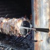 Supvox BBQ Handle Heat Resistant Rotisserie Skewer Handle with Copper