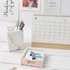 NatSumeBasics Marble Sticky Note Holder Rose Gold Post a Note