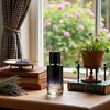 Black Perfume Atomizer Portable High-Grade Glass Spray 30ml Refillable Small
