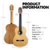 TARIO 39 Inch Classical Guitar Full Size Acoustic Guitar Spruce