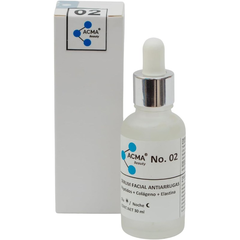 02– Serum Facial Antiarrugas para Día y Noche con Colágeno,