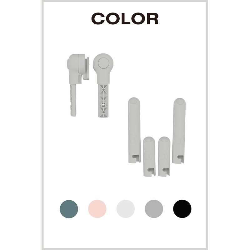 cybex LEMO ADAPTER SET [Remo Adaptor Set] Suede Gray "Remo