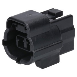 Kalitec KALI-2102 Econoseal J Set 2-Pin 0.5-1.5 mm² I Car Plug 12 V I Waterproof IP67 I Cable Connector Rectangular for Car I Housing Material PBT I Cable Output 180° I Cable Connector Black