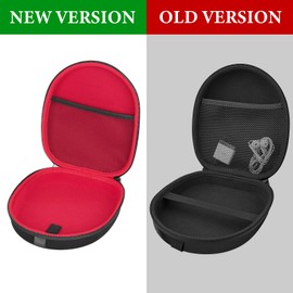 Linkidea Headphones Carrying Case Compatible with Grado SR80 SR80e SR80i SR60 SR60i SR60e, RS2 RS2i RS2e SR225 SR325 Case, Replacement Hard Shell Travel Bag with Cable, Charger Storage (Black)