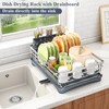SAYZH Dish Drying Rack - Stainless Steel Dish Rack for