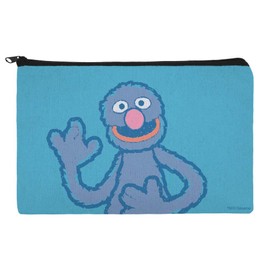 GRAPHICS & MORE Sesame Street Grover Distressed Accessories Pencil Pen Bag Organizer Pouch