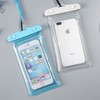 R8 Free Waterproof Touchscreen Phone Pouch for Swimming & Rafting Blue (Airbag) 30ea