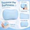 BLBATBK Soap Squishy, Blue Bar Shaped Figure With Bead Filled