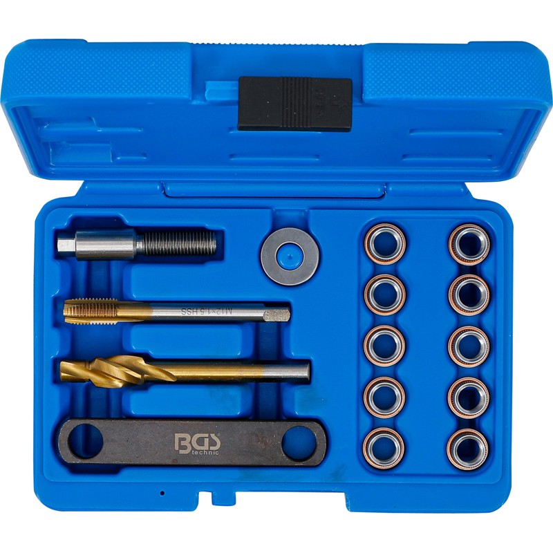 BGS Brake Thread Repair Kit M12 X 1.5 Set 8408