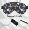 Cute Dog Sleep Mask Breathable Soft Eye Mask for Sleep