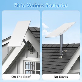 Starlink Short Wall Mount,Starlink Pole Mount,Starlink Roof Wall Mounting kit,Adjustable Starlink Mounting Kit for V2 Starlink Internet Kit Satellite