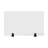Unbranded 30 x 18 in Clamp-on Desk Privacy Panels Acrylic