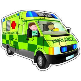 Galt Toys Shaped Puzzle Emergency Vehicles