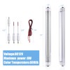 MICTUNING 4Pcs LED Tube Light Car Interior Light Bar Tube