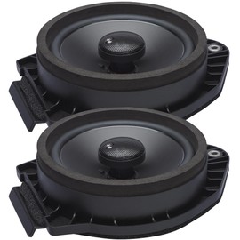 Powerbass OE652-GM2 6.5" 2Ω Direct Fit Premium OEM Replacement Coaxial Speakers Compatible with Select Chevy/GMC Vehicles