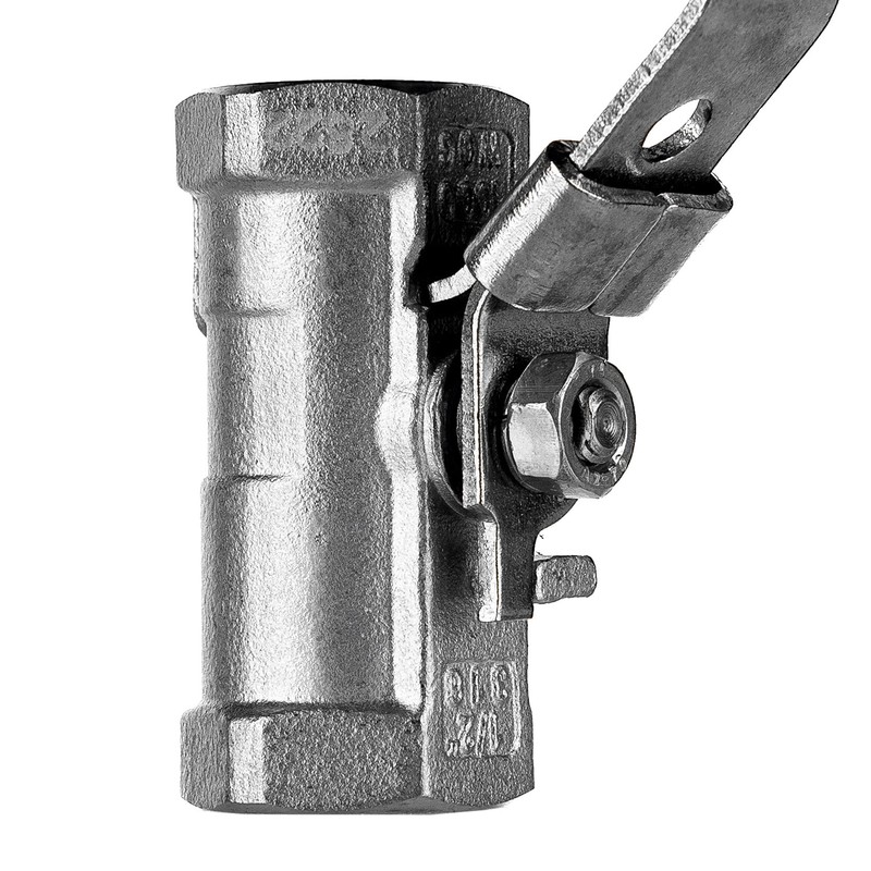 FSA Ball Valve Stainless Steel 316 1/2 Inch 1-Piece 2-Way