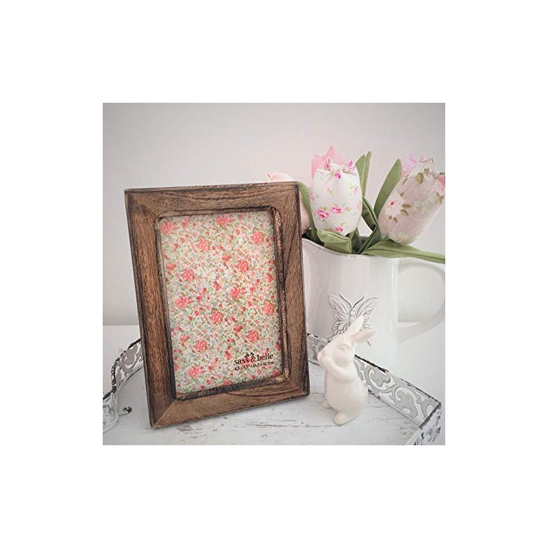 Sass & Belle Dark Brown Wood Photo Frame