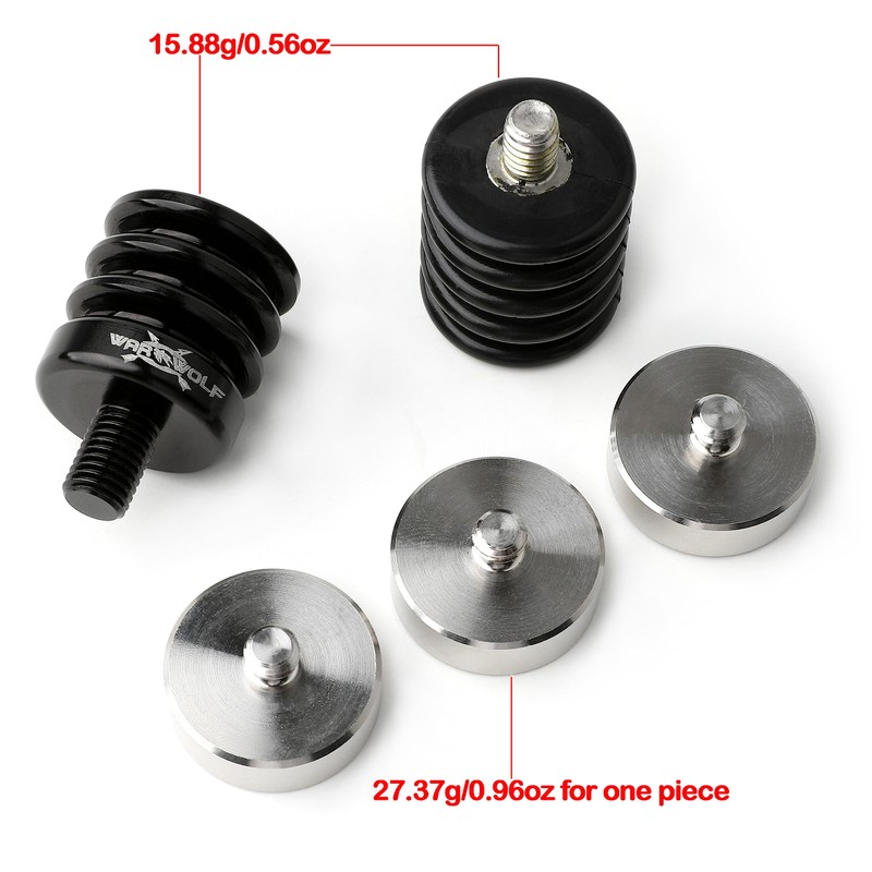 ZSHJGJR Archery Bow Riser Stabilizer Archery Shock Absorber Dampener Balance