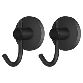 FYY Magnetic Wreath Hanger, 2 Pack Heavy Duty Magnets with Hook for Refrigerator, Christmas Decoration Magnetic Hooks for Metal Front Door, Cruise Hook Hanger for Hanging Cabins Grill Coat Pattern 4