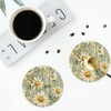 OEDTF Coasters Set of 6, Desktop Protection, Easy Clean, Waterproof,