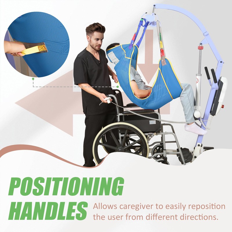 EZ Assistive Universal Full Body Patient Lift Sling, Patient Lift