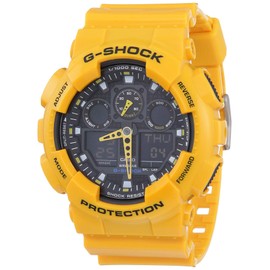 G-SHOCK GA-100A-9A ジーショック 海外モデル アナログ/デジタルコンビ 1/1000秒ストップウォッチ 逆輸入品