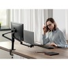 Viozon Monitor and Laptop Mount, 2-in-1 Adjustable Dual Arm Desk