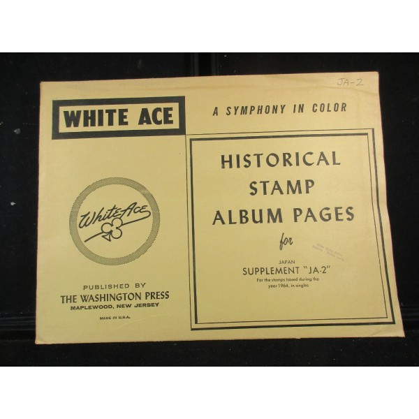 WHITE-ACE "WHITEACE" JAPAN SUPPLEMENT "JA-2" 1964 SINGLES W/FREE SHP.