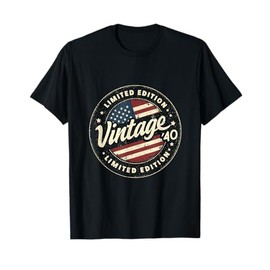 Vintage 85th birthday men Born 1940 85 years old Bday mens T-Shirt