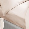 Bianca 400 Thread Count Cotton Sateen Single Fitted Sheet Oyster