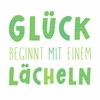 20 Napkins Glück beginnt mit einem Lächeln | Sayings |