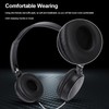 Wired Headset, Foldable Stereo HiFi Music Headphone with Adjustable Headband,