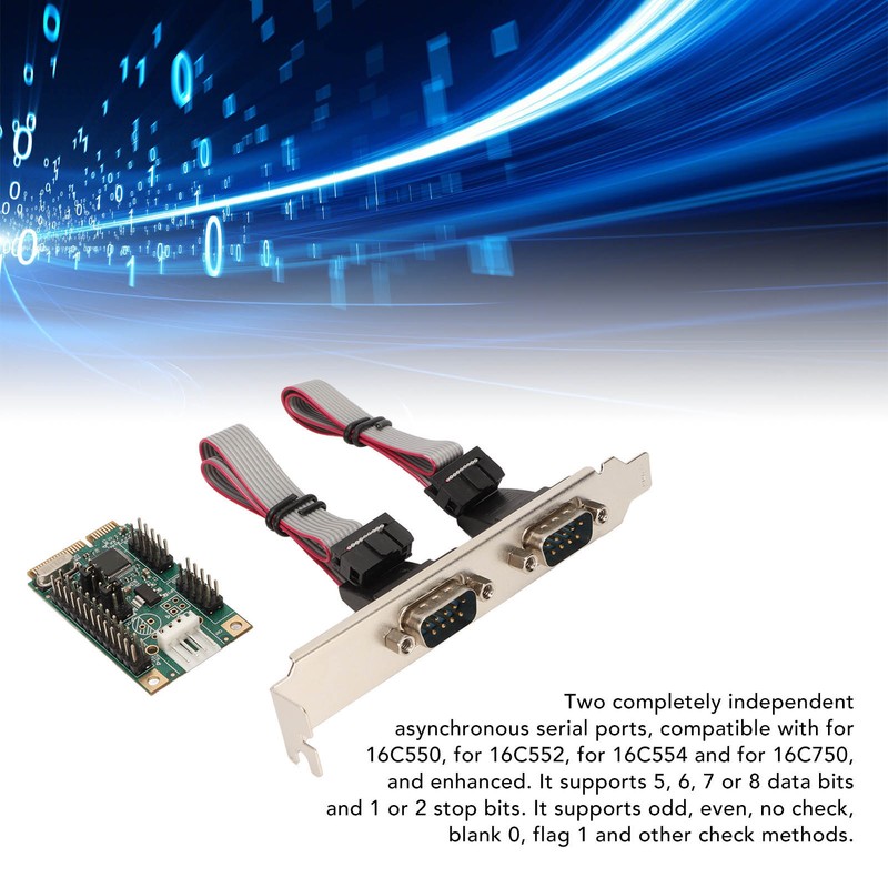 Mini PCIE Expansion Card for CH382L 9 Pin COM1 Port