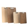 Chalkboards UK Clipboard, Wood, Dark Oak, 240 mm x 340