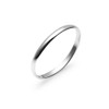 Sterling Silver Wedding Band 2mm For Men Women Unisex Ring
