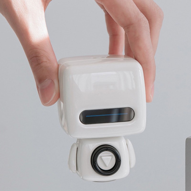 Portable Bluetooth Speaker Cute Robot Shape Built in Mic Multifunction