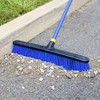 Quickie 5992 24-Inch Knockdown Rough-Surface Push Broom with Steel Handle,