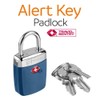 Go Travel Sentry Alert Padlock with Keys (Ref: 335.101)