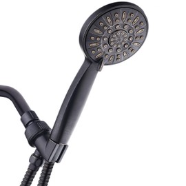 AquaDance High Pressure 6-Setting Oil Rubbed Bronze 4" Handheld Shower with Hose, The Ultimate Shower Experience Officially Independently Tested for Strict US Quality & Performance Standards – 1.8 GPM