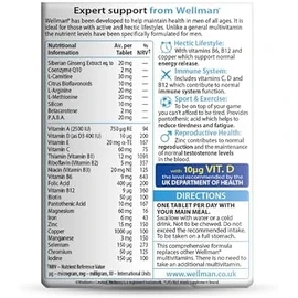 Original Multivitamin Tablets for Men, Wellman
