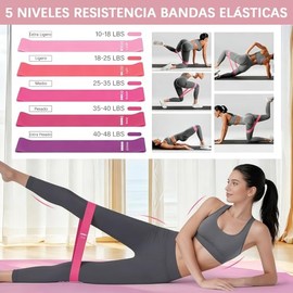 14 Piezas Pilates Kit, Equipo para Entrenamiento en Casa, con aro Pilates, Banda elástica, Pelota de Yoga, Bandas de Resistencia, Equipo Completo Hoga