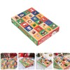 Cabilock Christmas Countdown Advent Calendar Boxes 10pcs 24gird Empty Advent