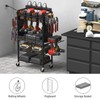 CCCEI Power Tool Organizer Cart with Charging Station, Garage Floor