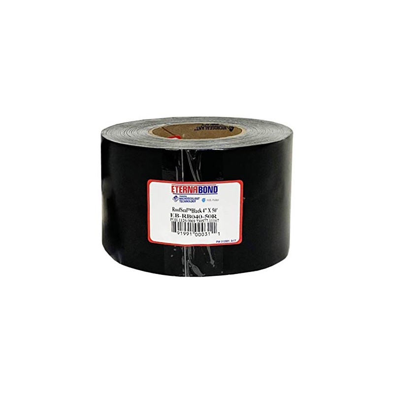 EternaBond EB-RB040-50R Roof Seal, Black, 4 Inch X 50 Feet