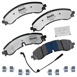 Bendix Fleet Metlok MKD2250FM Semi-Metallic Brake Pads for Chevy Silverado 2500 HD 2024-2020,Silverado 3500 HD 2024-2020,Silverado 4500 HD 2021,HD 2023,GMC Sierra 2500 HD 2024-2020,3500 HD 2024-2020