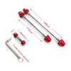 ONIPAX Anti-Theft Locking Skewer 7 Lobe Bicycle Wheel Hub (Red