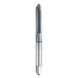 sourcing map M6x0.75 Metric Thread Tap 6542 Cobalt High-Speed Steel TiCN Coated Plug Tap Right Hand Straight Flutes Screw Threading Hand Tap