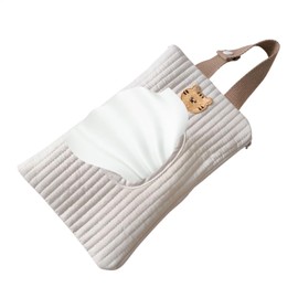 Reusable Wipes Pouch | Portable Paper Tissue Dispenser Travel Bag,Dustproof Holder Case, Stroller Tissue Bag for Stroller, Beach, Pool